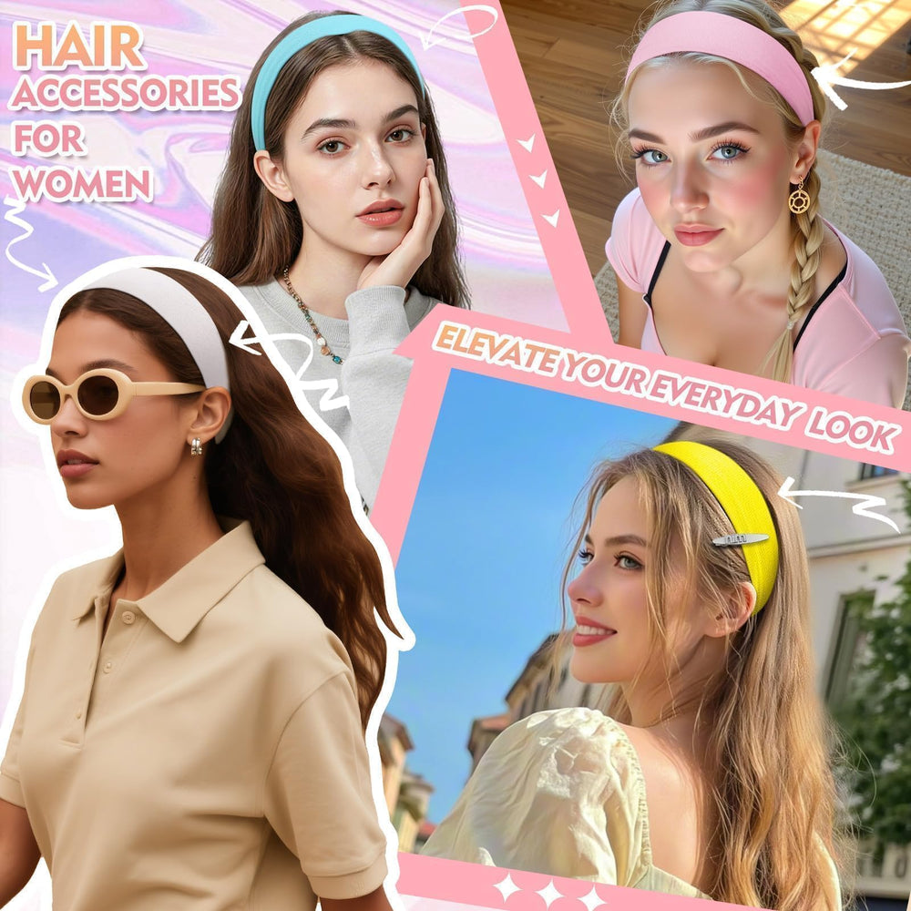 Yunaking on-model outdoors demonstrating bright headband for everyday flair