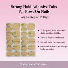 YUNEEHA adhesive tabs close-up showing texture and stickiness for reliable hold