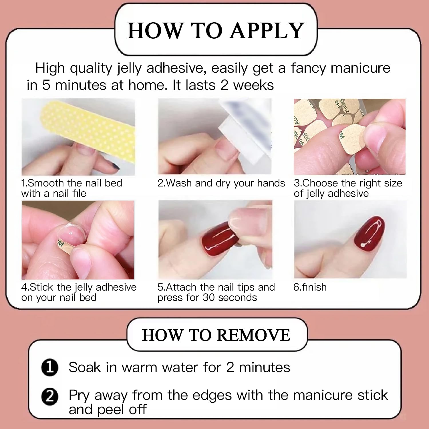YUNEEHA included files and crystal stick displayed for precise nail prep