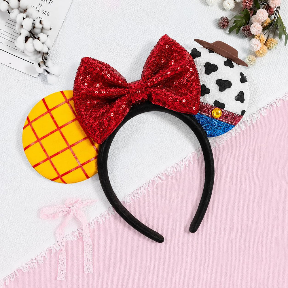 YUNISS worn by person at theme park, adds festive look and secure fit