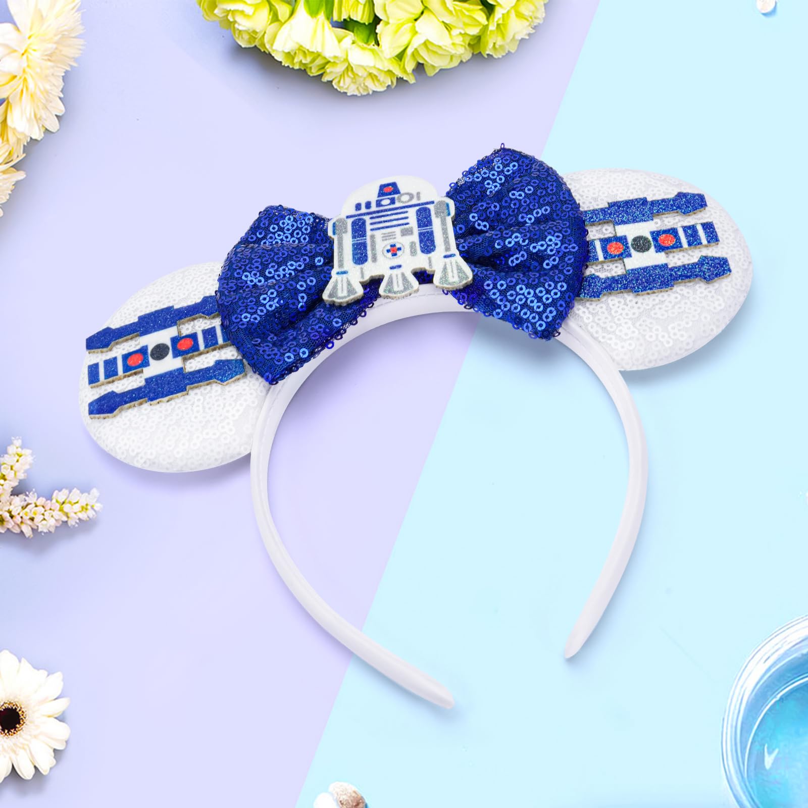 YUNISS headband worn at party conveying festive, attention-grabbing style