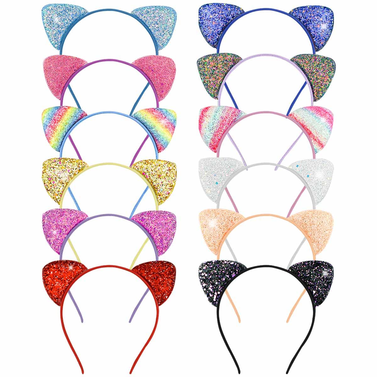 yuntop front packaging showing multicolor headbands and party value