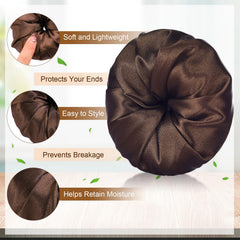 Yuxung bun donut used by dancer creating secure, polished updo