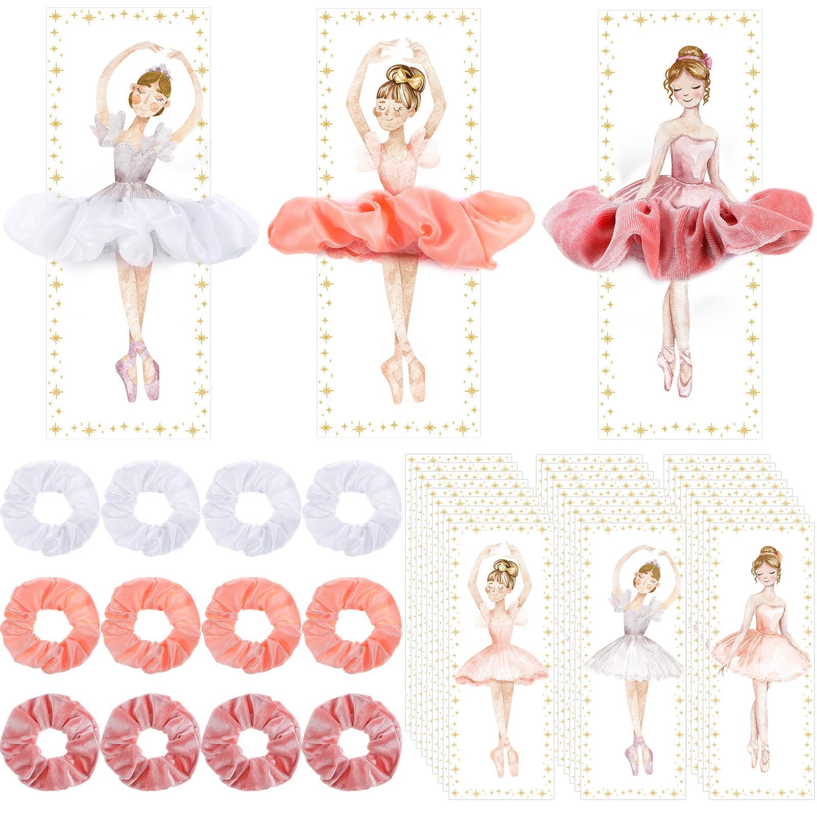 Yuxung front packaging showing complete 48-piece favor set and coordinated style