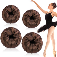 Yuxung brown bun donuts front packaging showing four pieces and sizes, easy-storage benefit
