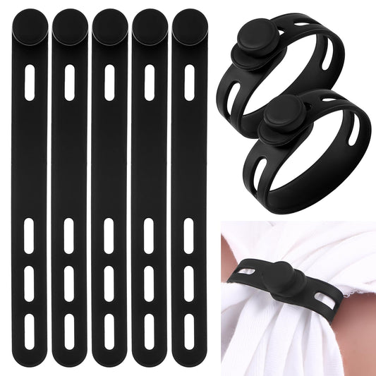 Yuxung front packaging showing 24 silicone sleeve ties and benefits