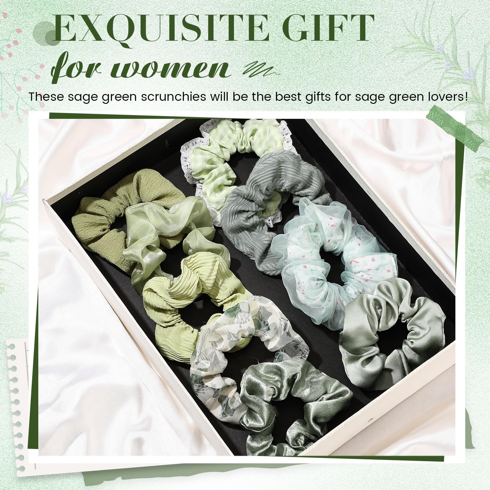 Yuxung scrunchie worn in a ponytail demonstrating secure hold and stylish finish benefit