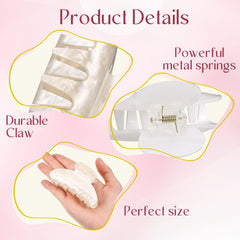 Yuxung clip holding half-up hairstyle demonstrating secure hold benefit