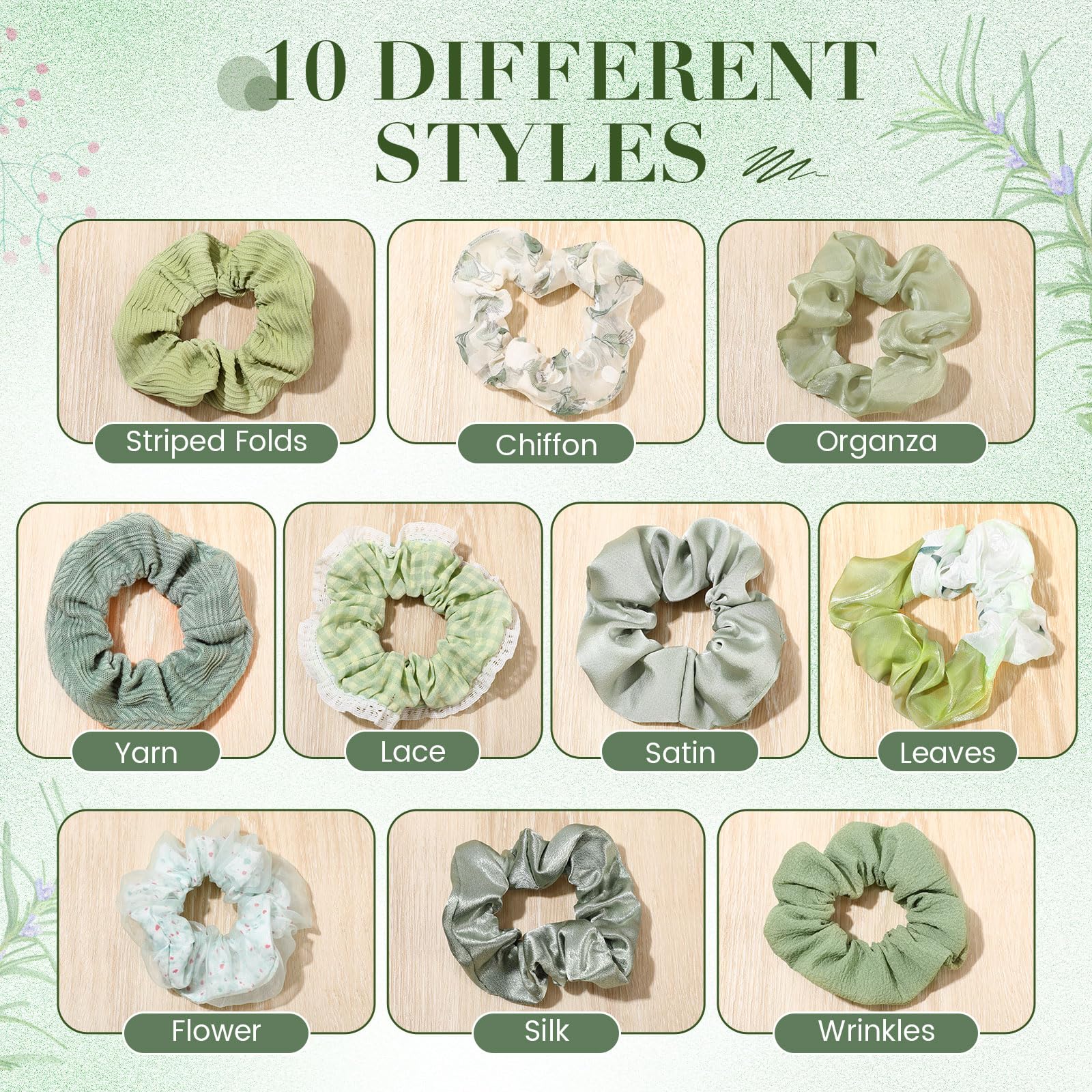 Yuxung plush scrunchie fuzzy texture detail offering soft grip and cozy styling benefit