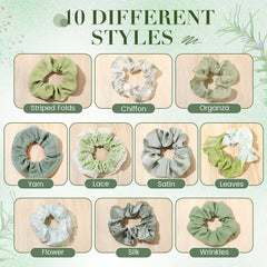 Yuxung plush scrunchie fuzzy texture detail offering soft grip and cozy styling benefit