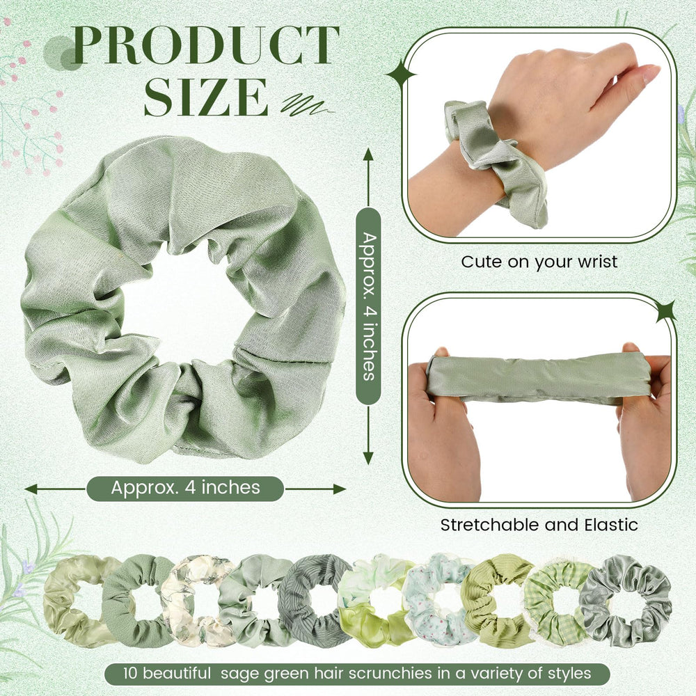 Yuxung satin scrunchie close-up showing smooth sheen and gentle hair protection benefit
