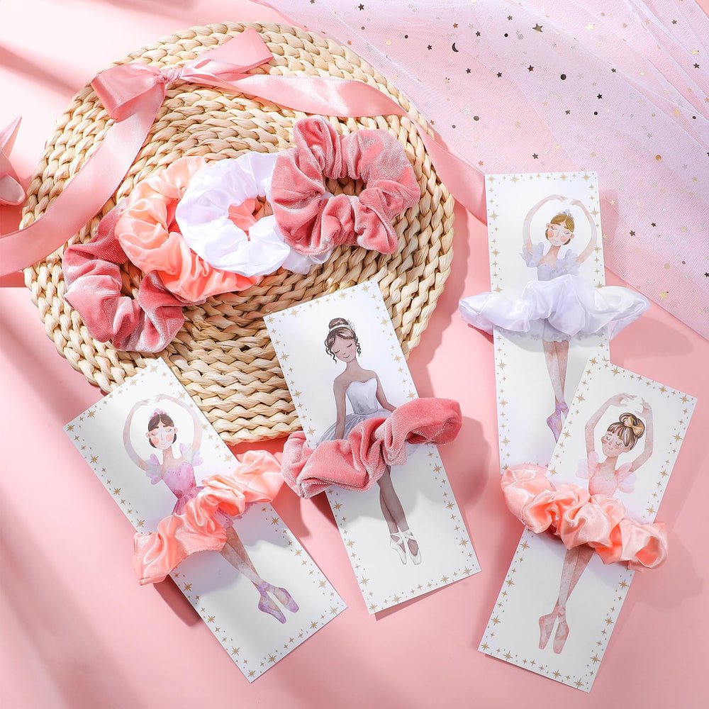 Yuxung scrunchies in hand illustrating scale and comfortable fit for guests