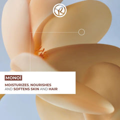 Yves Rocher next to a ruler showing 100ml size for scale benefit: travel-friendly volume
