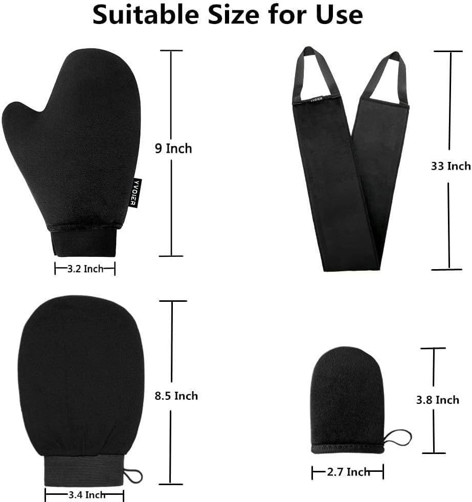 YVOIER mitt applying mousse evenly for smooth blended finish