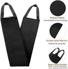 YVOIER tan mitt microfabric texture for streak-free application