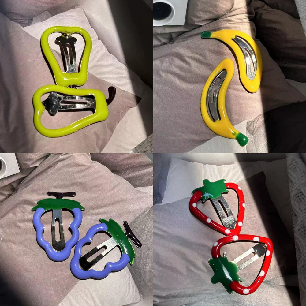 YYKITCHEN clips styled in ponytail demonstrating secure hold
