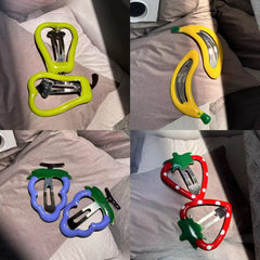 YYKITCHEN clips styled in ponytail demonstrating secure hold