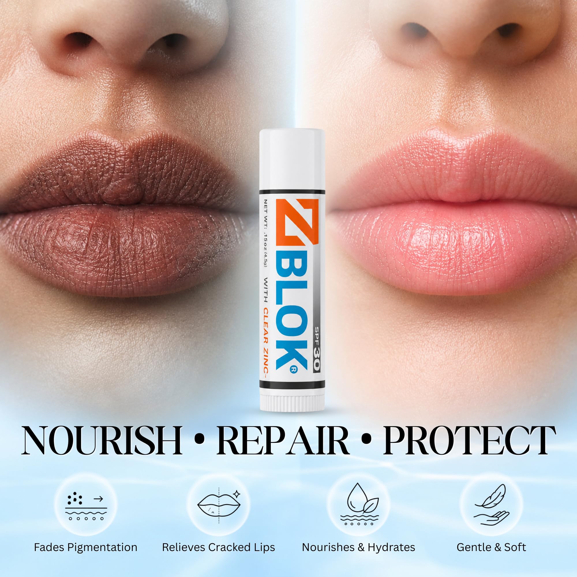 Z Blok beside a coin showing product size and portability benefit