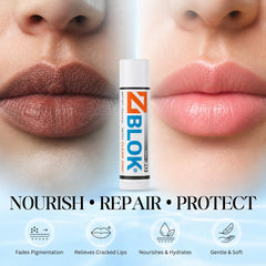 Z Blok beside a coin showing product size and portability benefit