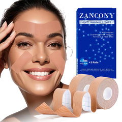 zancony front rolls packaging showing two tape rolls and benefits