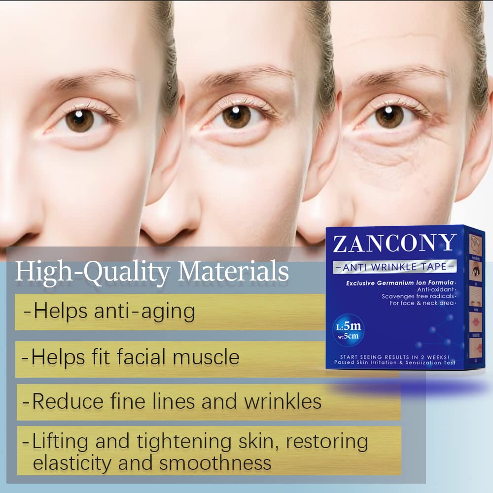 zancony used tape with oil cleanser showing gentle removal method