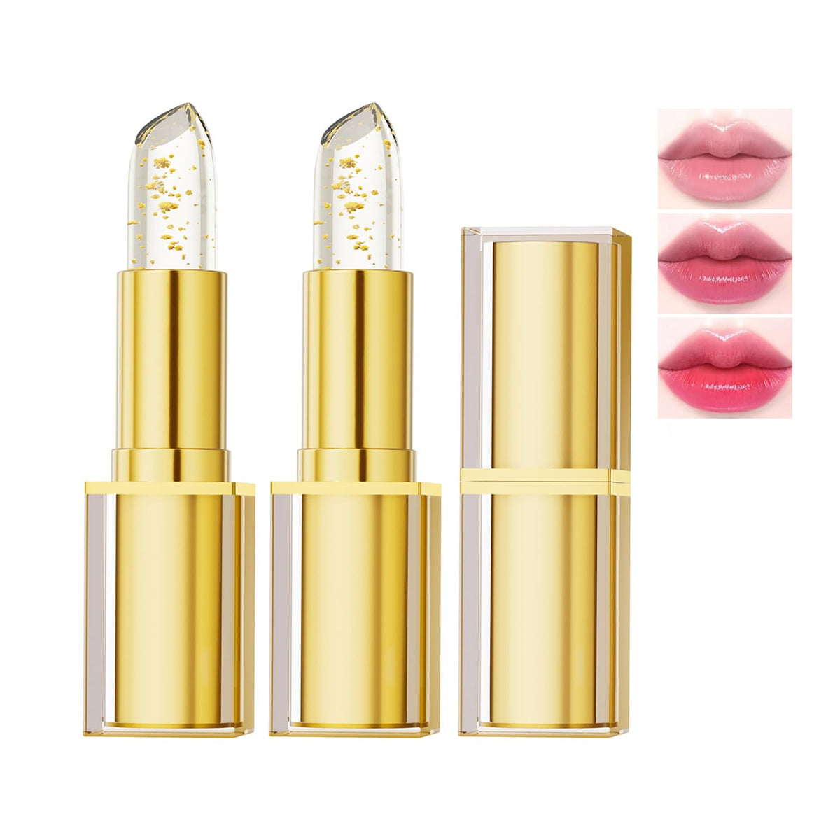 ZARICS clear lipstick front packaging showing sleek two-piece set and brand