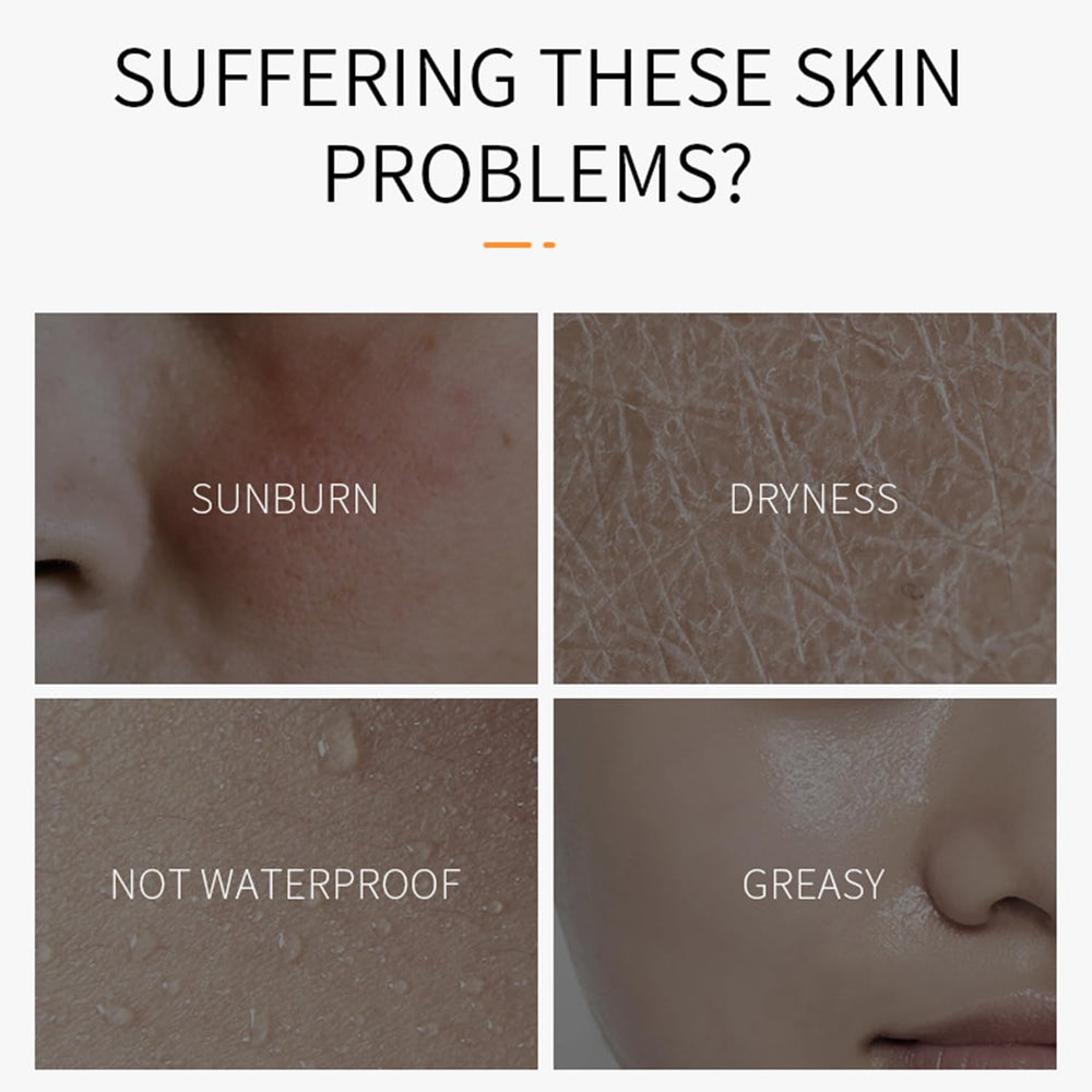 ZARICS sunscreen spread on hand showing quick absorption and finish