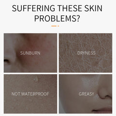 ZARICS sunscreen spread on hand showing quick absorption and finish