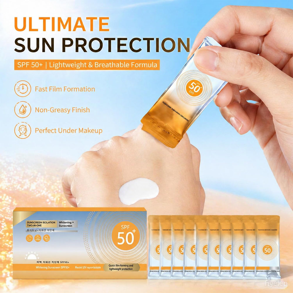 ZARICS sunscreen texture on hand demonstrating lightweight, non-greasy hydration