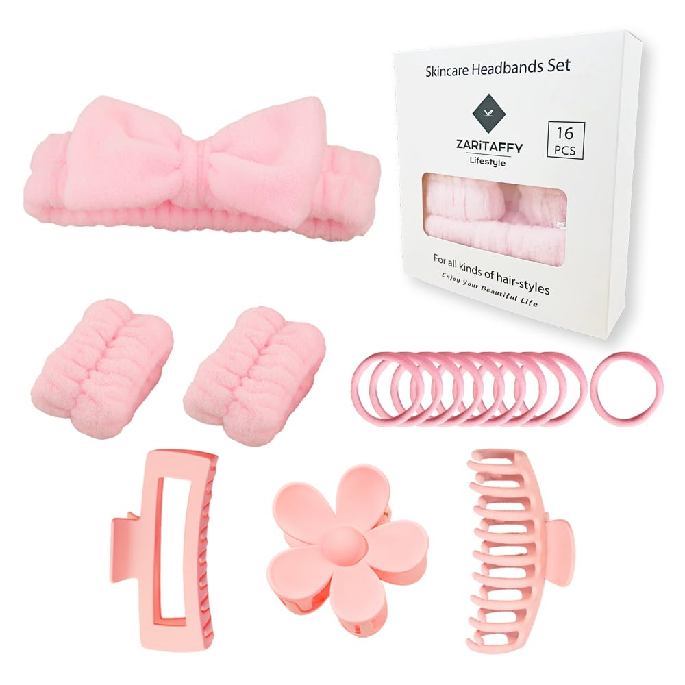 Zaritaffy front packaging pink box shows complete spa-ready gift set