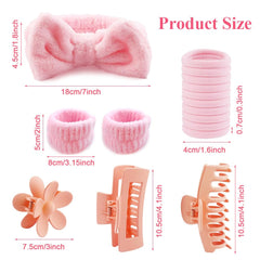 Zaritaffy matte hair claw clips group hold thick or thin hair securely