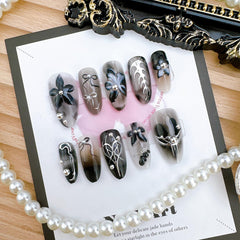 ZASKHLD application shot with adhesive tabs and glue for fast, secure press-on placement