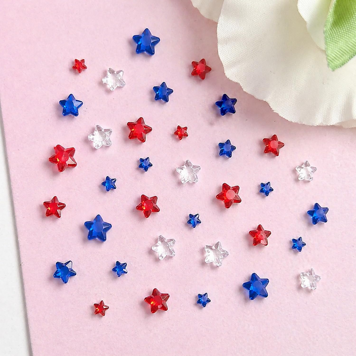 ZASKHLD stars embedded in resin jewelry illustrating durable decorative option