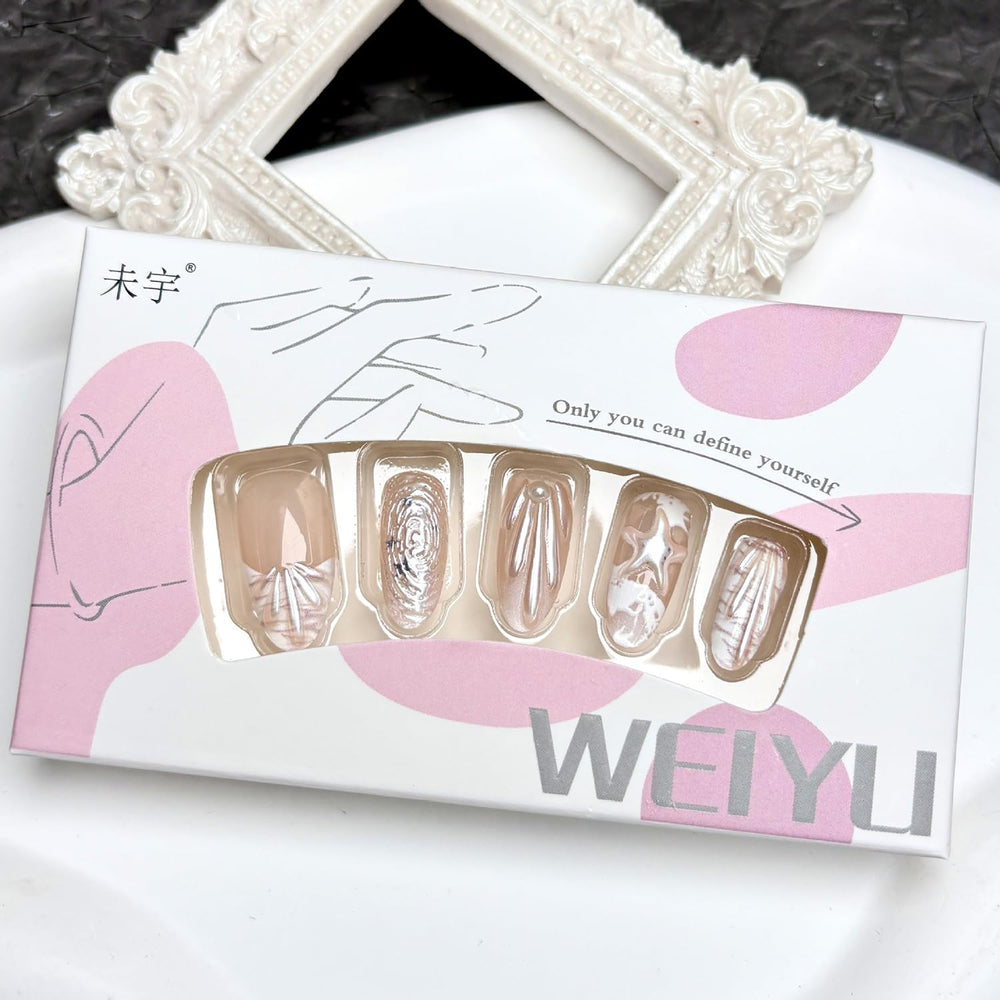 ZASKHLD included tools: nail file, wooden stick and adhesive tabs for easy application