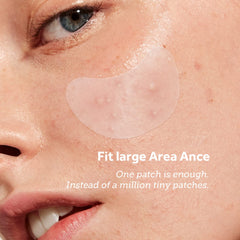 ZATKTK patch blended under makeup showing subtle coverage benefit