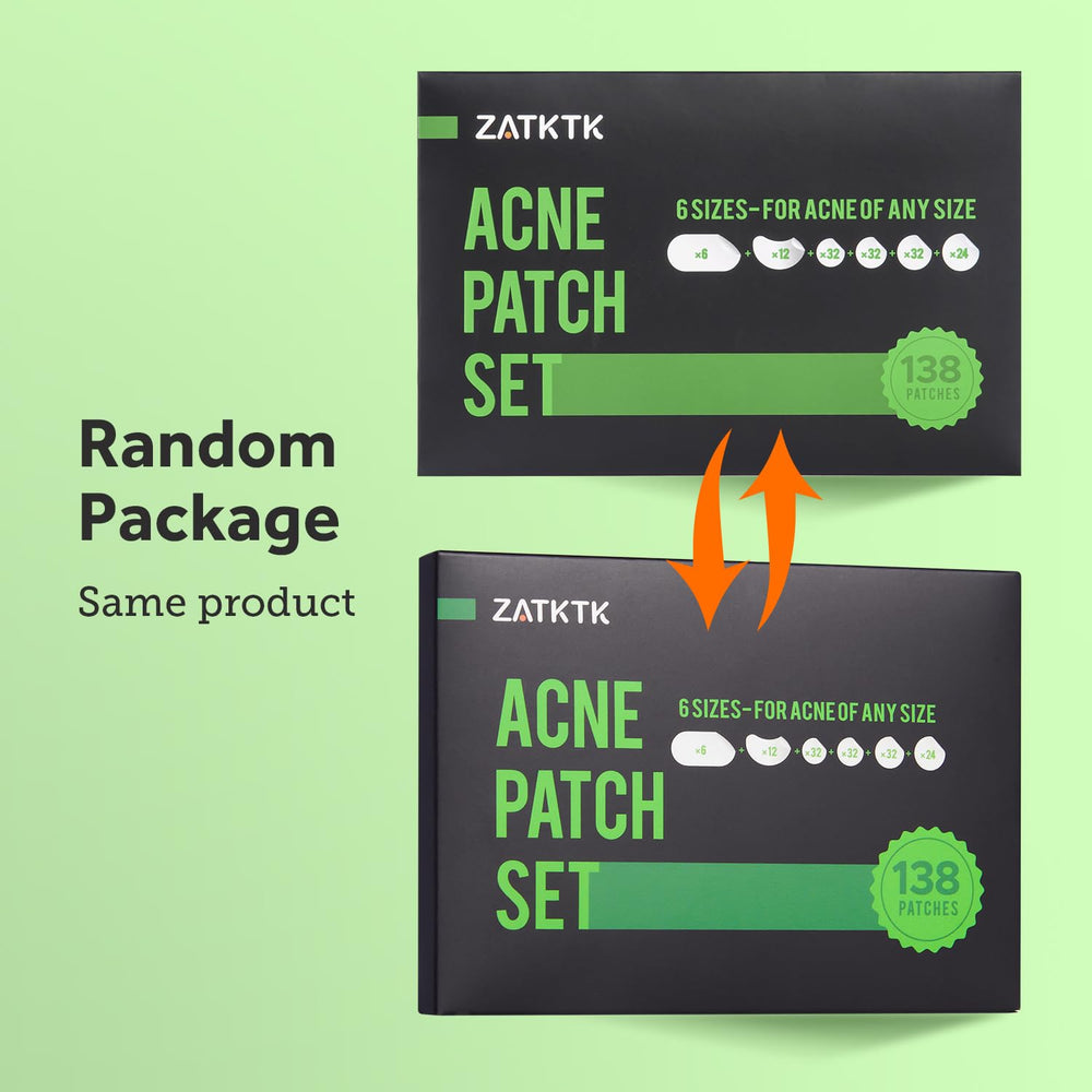 ZATKTK label close-up listing salicylic acid and tea tree oil