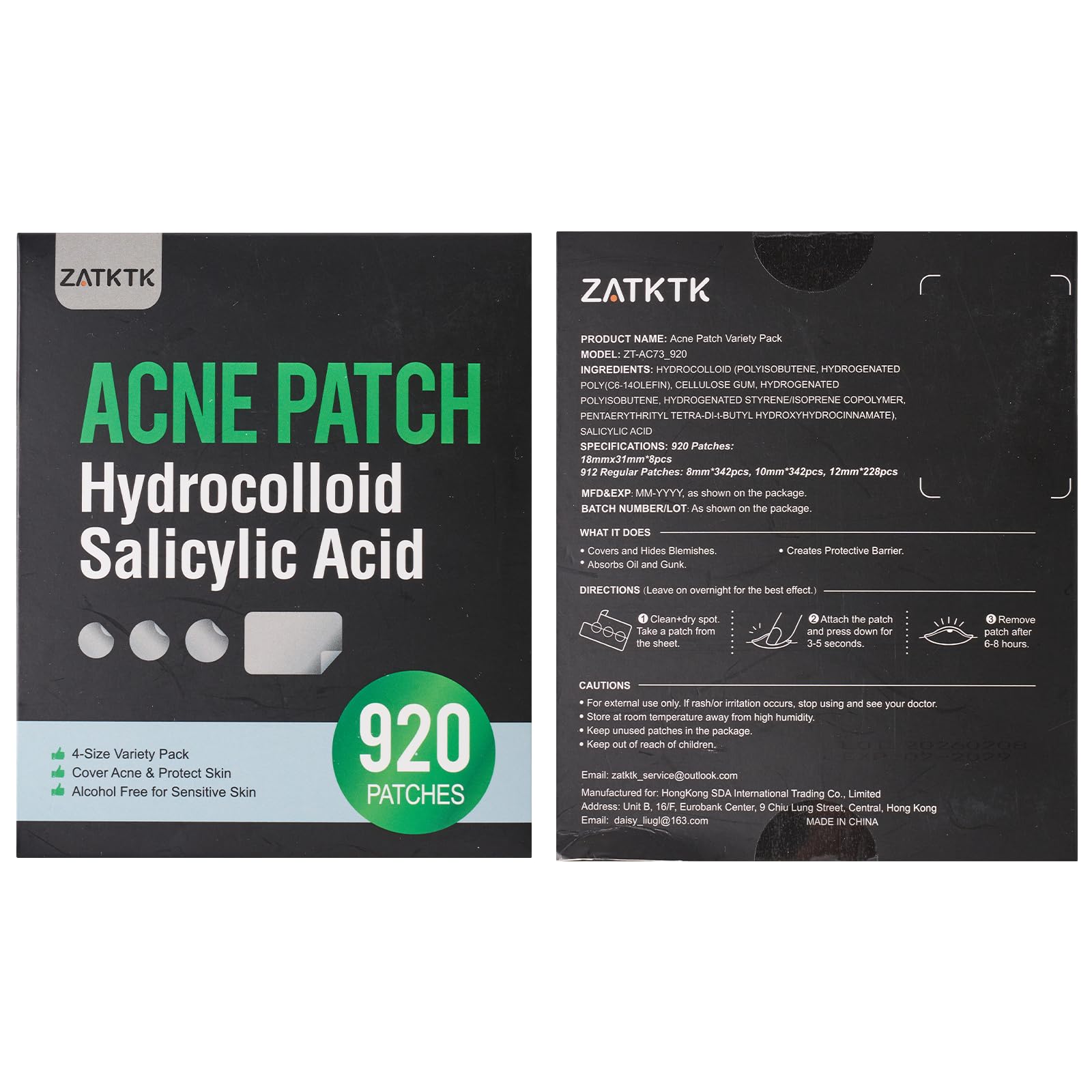 ZATKTK patch kit on bathroom counter illustrating everyday use