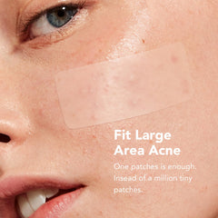 ZATKTK patch worn overnight as part of a nighttime skincare routine