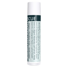 Zatural hemp lip balm on counter in lifestyle setting conveying daily use benefit