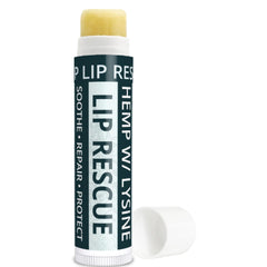 Zatural hemp lip balm texture close-up highlighting creamy glide benefit