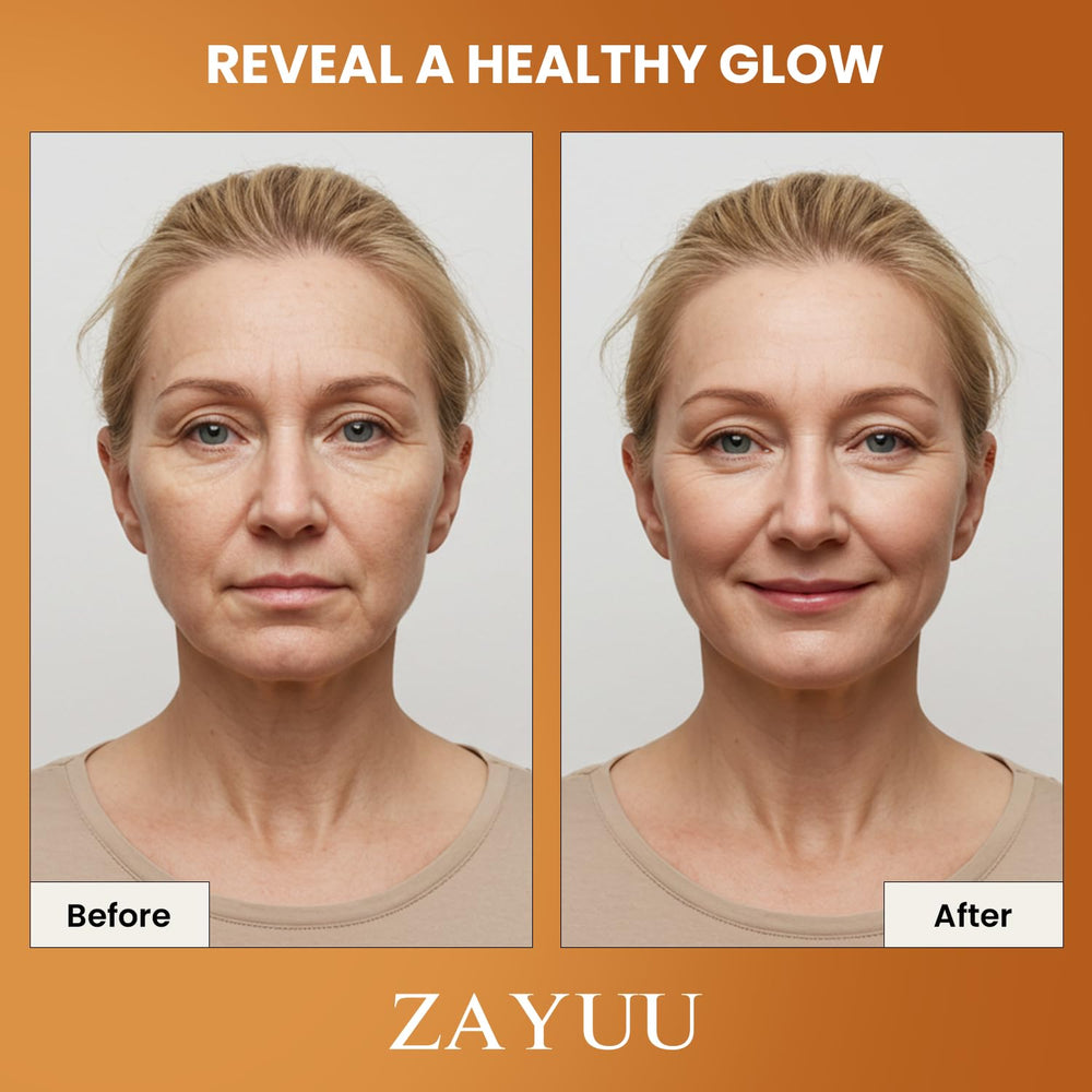 ZAYUU dropper dispensing serum highlighting precise application benefit