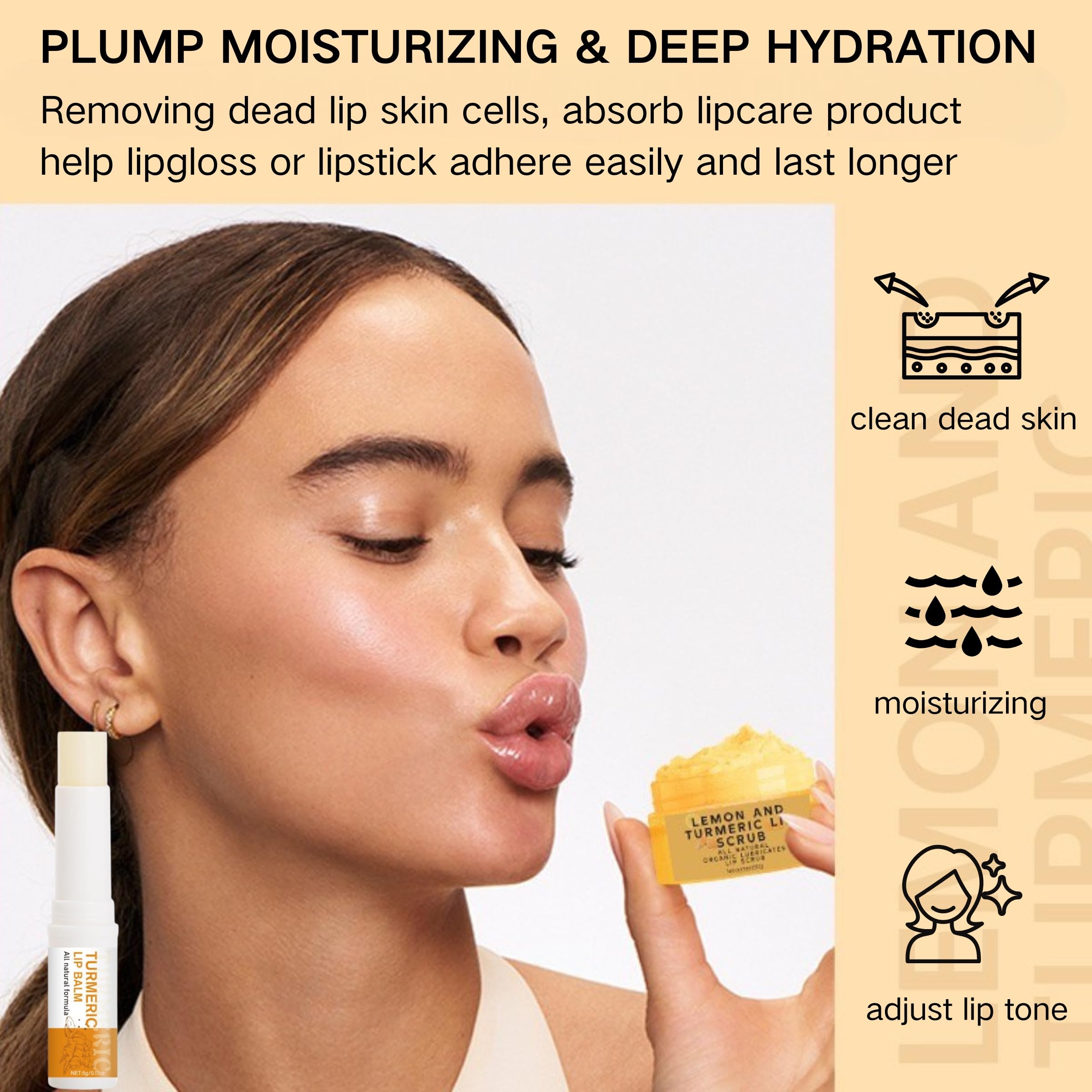 ZBMCYHCXH lifestyle shot applying balm outdoors showing on-the-go hydration benefit