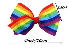 ZCYYYS hair clip in a ponytail demonstrating secure hold and colorful style
