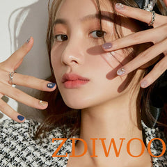 ZDIWOO model wearing nails at a party showing styling potential and costume-ready impact