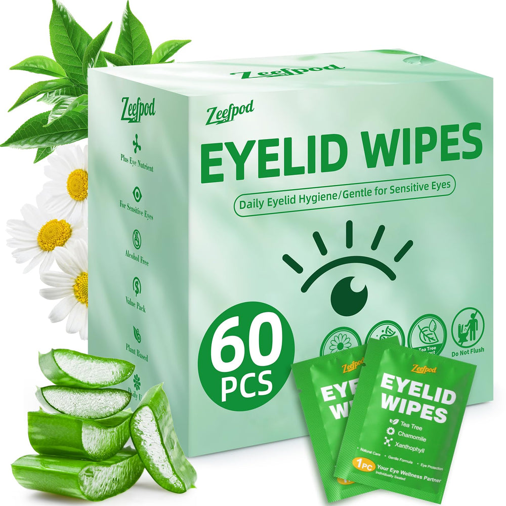 Zeefpod front packaging showing 60 wipes and product branding for easy storage