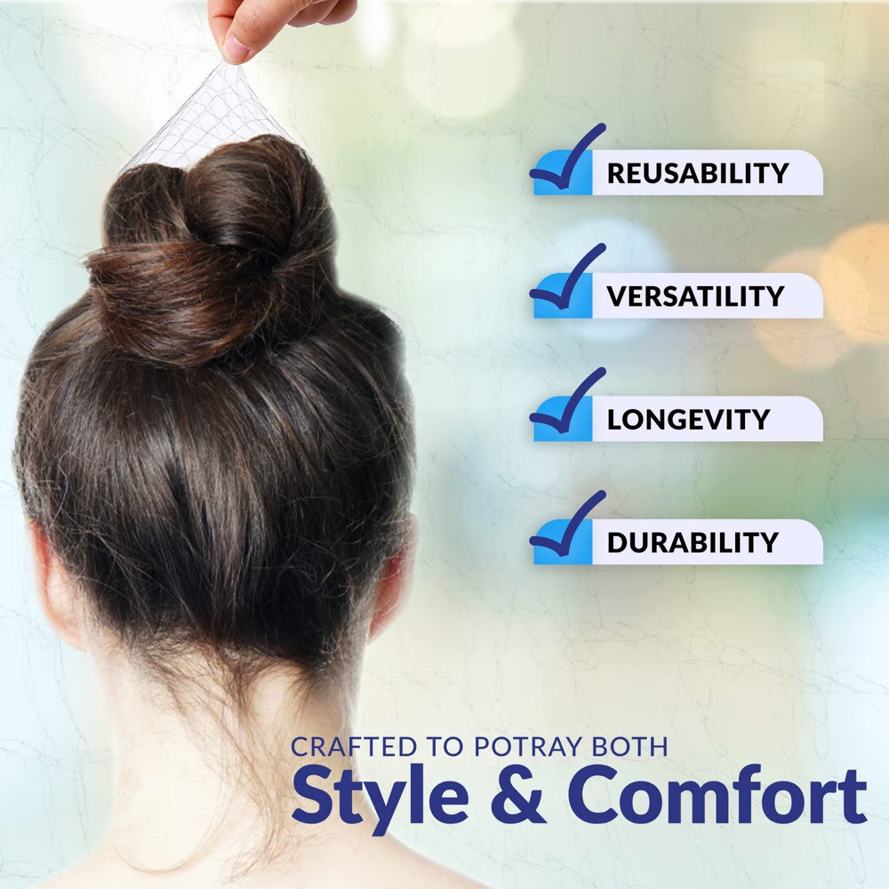 ZefeqCo hair net on pillow in sleeping scene, comfortable overnight wear benefit