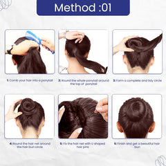 ZefeqCo in-use ballet bun demonstrating tidy, performance-ready hold
