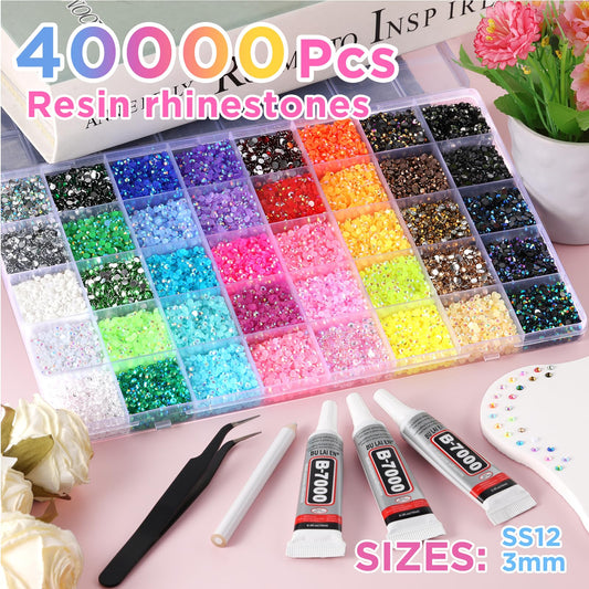 Zefy colorful 40-color array top view displaying wide palette for design options