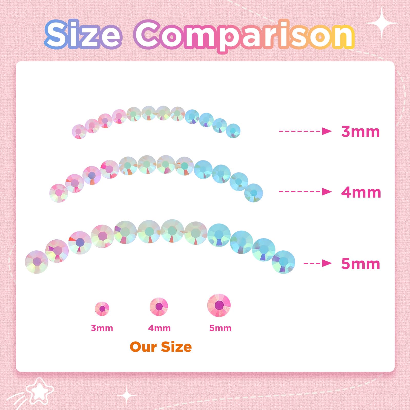 Zefy nail art scene with 4mm gems applied showing fine-detail embellishment benefit