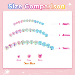Zefy nail art scene with 4mm gems applied showing fine-detail embellishment benefit